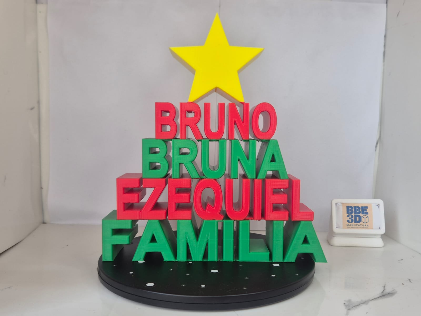 Árvore de Natal personalizada em impressão 3D